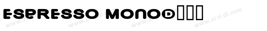 Espresso Mono字体转换